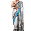 Crafts Moda Cotton Saree for Women with Blouse Piece, Lightweight Casual Wear sari